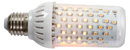 Firelamp LED flammepære E27 Hvid