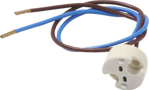 12V fatning 10cm ledning