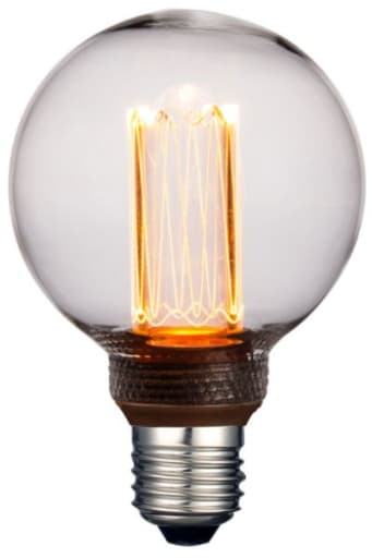 Colors "kultråds" LED mini globepære E27 - 3 trins dæmp