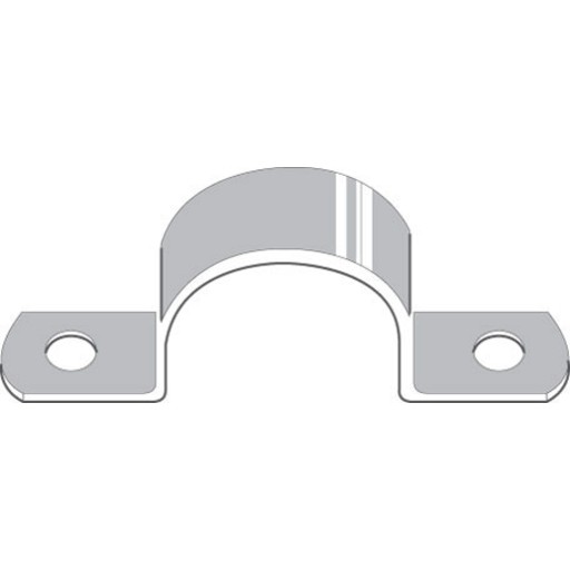 NKT kabelbøjle, 2 lapper, forzinket, 100 stk, 26mm