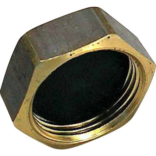 3/4 Slutmuffe, messing afzinkningsfri