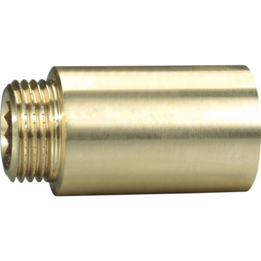 Messing haneforlænger, 3/4" - 40 mm billede