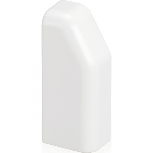 10 stk Endestykke SL 20/110 venstre hvit RAL9010