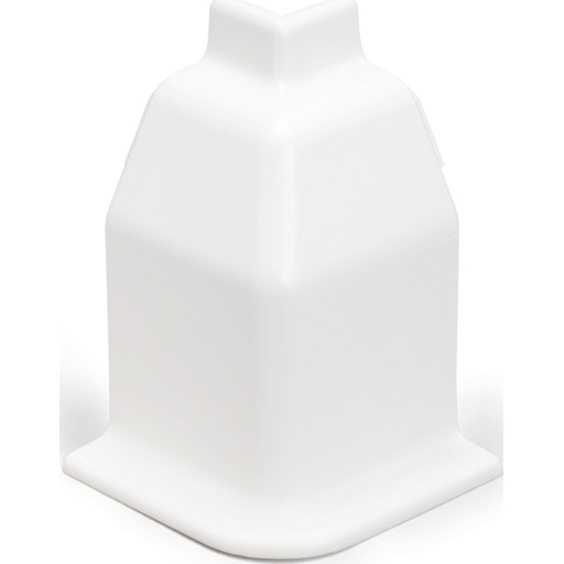 Rehau udvendigt hjørne med læbe, SL 20/70 mm, hvid