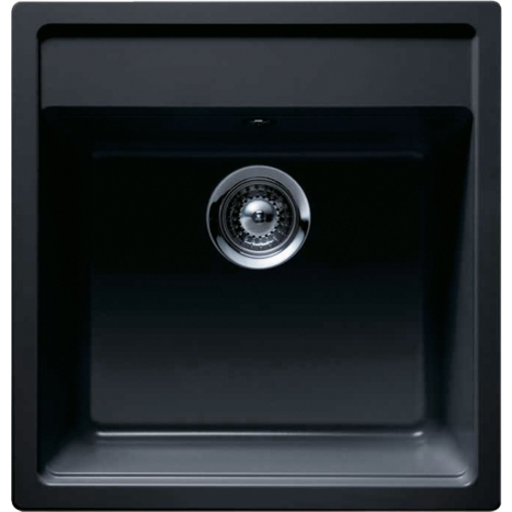 Intra Nemo Small N100SM-0 køkkenvask, 49x51 cm, sort