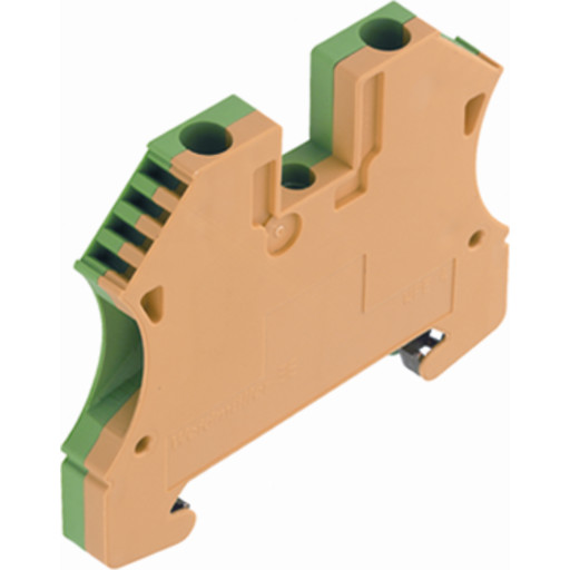 Weidmüller jordklemme WPE 4 i gul/grøn billede
