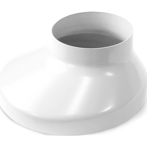 Plastmo brøndkrave 90 x 150 mm, hvid billede