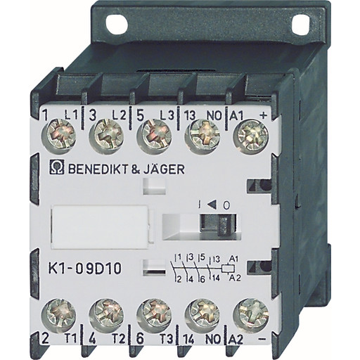 MINIKONTAKTOR 4KW 3NO+1NC=24V