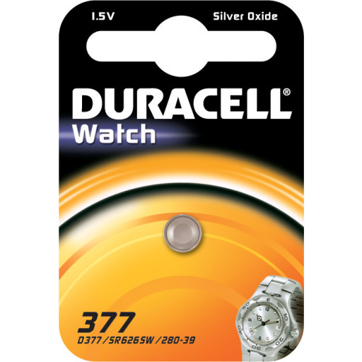 Duracell batteri, WATCH 377, 1 stk. Backuptype - Værktøj