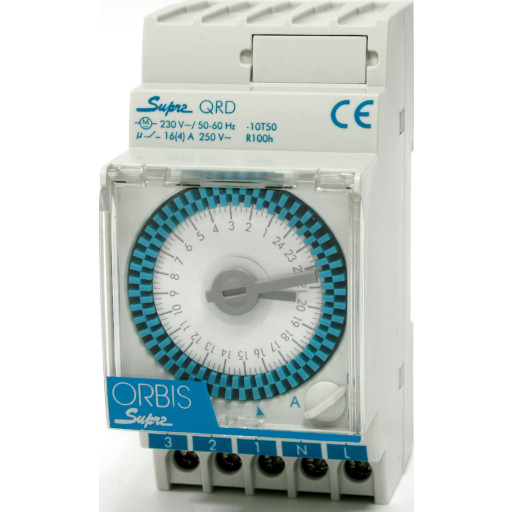 Orbis SUPRA QRD kontaktur - Analog, Døgn-Ur, 44,0 mm, Med gangreserve
