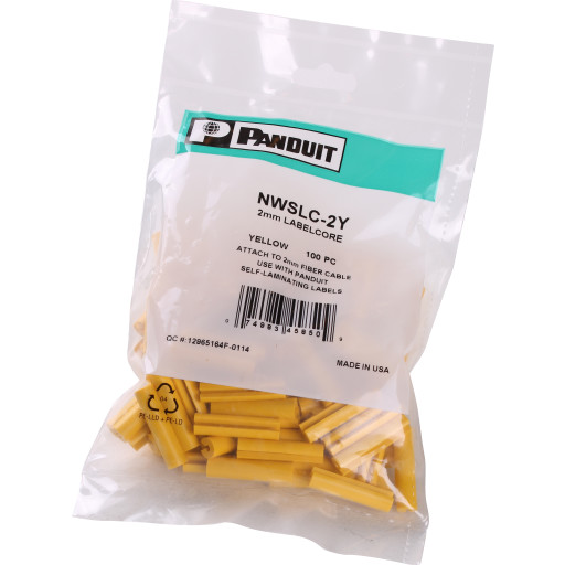 1000 stk Etiketthylse 2 mm for merking av simpleksfiberledere (100)
