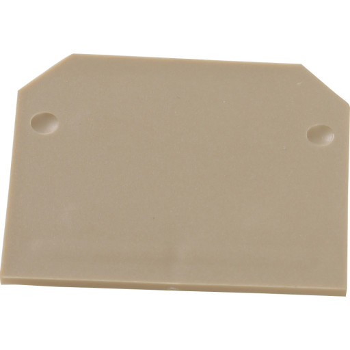 Weidmüller AP SAK endeplade, beige, 2,5 mm² billede