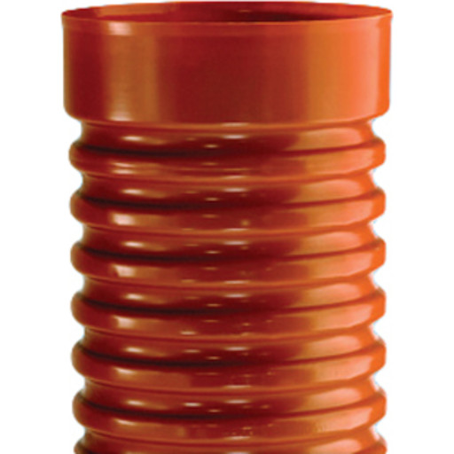 Wavin PVC forlængerrør med muffe 315x1000mm til korrugeret opføringsrør