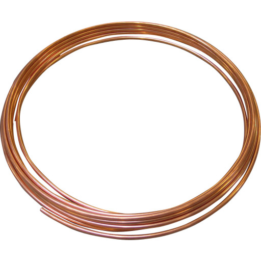 50 meter Kobberrør bløde, 8 mm billede