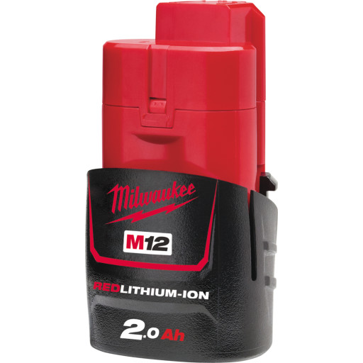 Milwaukee M12 Red Lithium batteri, 12V/2,0 Ah billede