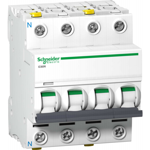 Automatsikring Ic60n C 3p N 4a 6ka
