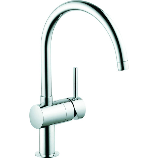 Grohe Minta kkkenarmatur, svingtud, C-tud, 1-grebs, Krom