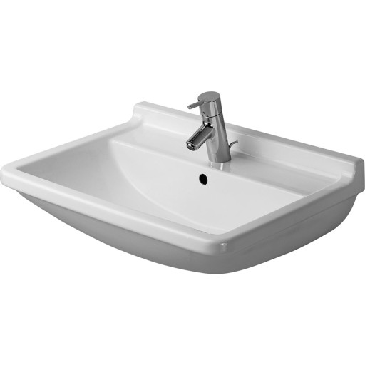 Duravit Starck 3 håndvask, 500x360 mm, med Wondergliss