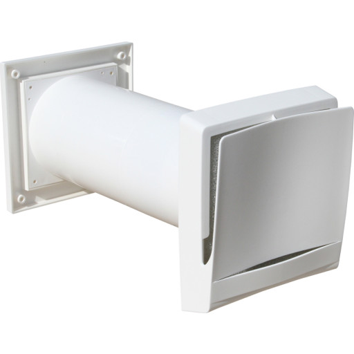 Friskluftsventil TL98F komplet udvendig, hvid - Fresh