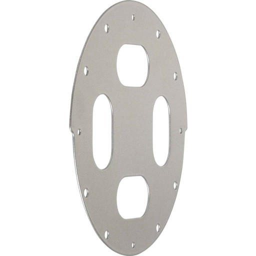 Louis Poulsen reservedel: montageplade til skotlampe, aluminium