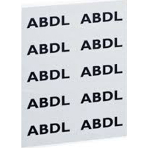 10 stk Signert ABDL Backuptype - El