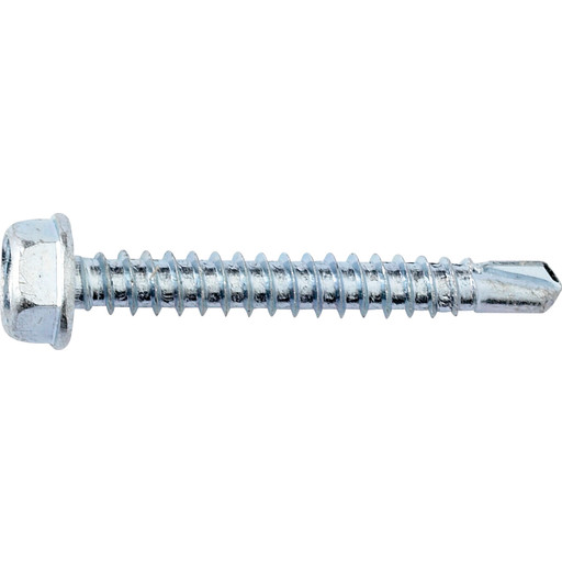 ITW METAL+ HEX, Elforzinket - Pladeskrue - 4,8 x 32 - 137593