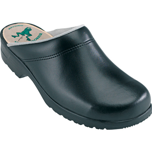 Euro-Dan FLEX træsko, tøffel med udskiftelig indlægssål 460-01 - Sort / 42 - Fodtøj - EN ISO 20347: 2012 O+E+A + SRC - Fjernlager