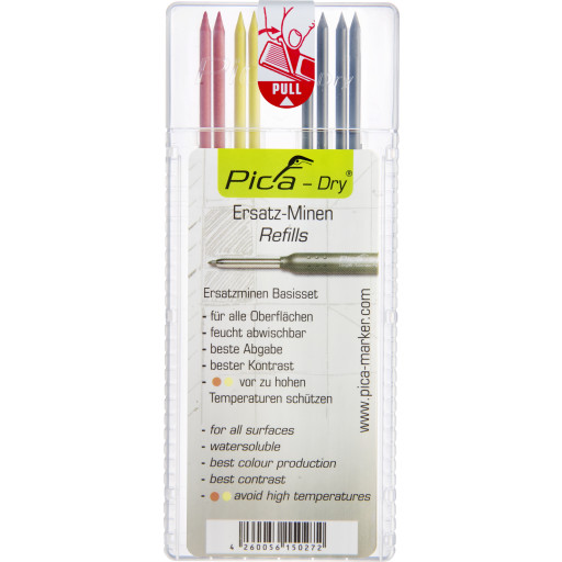 Pica Dry stifter til dybhuls marker - farvede billede