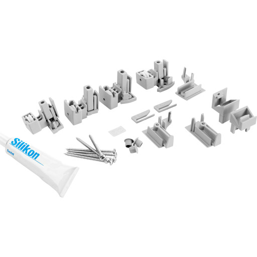 Contura Shower Solid SVS monteringssæt. 80-90-100 mm