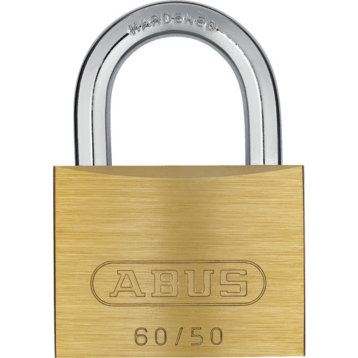 Abus 60/50 hængelås, messing