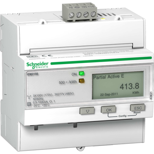 Billede af KWH MÅLER 400V 63A MODBUS
