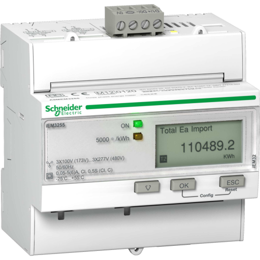 Billede af KWH MÅLER 400V CT MODBUS MID
