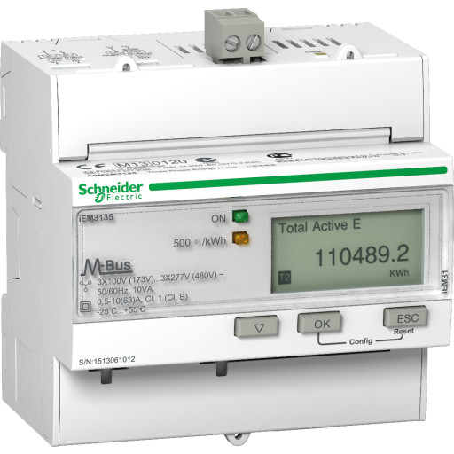 Billede af KWH MÅLER 400V 63A MBUS MID