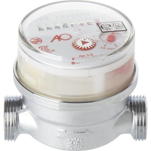 Varmtvandsmåler QN 1,5 - 110 mm universal billede