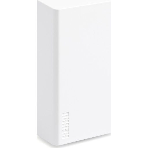 Endestykke Signa Base70/110 perlehvid