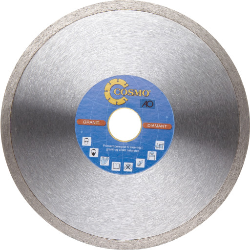 Worker - 'Granit' diamantklinge, 125 mm (centerhul 22,2 mm / tykkelse 1,6 mm)