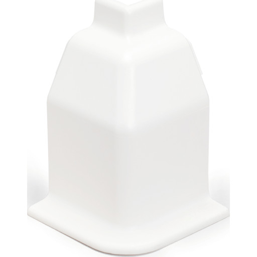 10 stk Rehau udvendigt hjørne, SL 20/110 mm, hvid