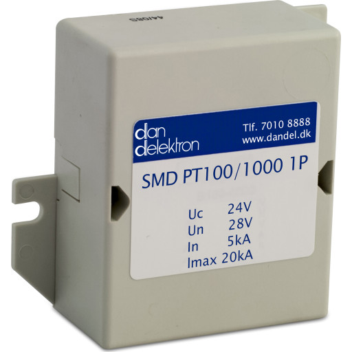 Transientbeskyttelse SMD PT100/1000 sensor for veggmontering