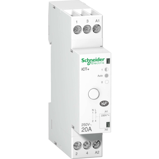 Billede af Acti9 Modulkontaktor iCT+ 20A 1P+N 230V manuel