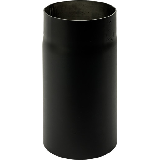 MB 200 mm længde 250 mm x 2 mm. Sort røgrør