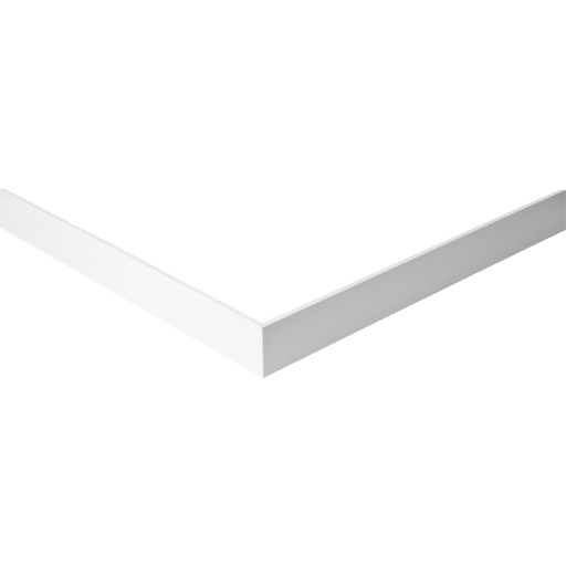 Contura Shower Next frontplade, 80x80 cm, hvid