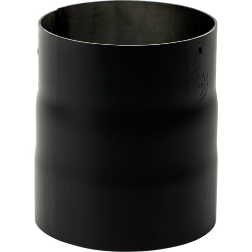 130 mm Metalbestos Sorte røgrør overgang iØ 135 mm/uØ 129 mm