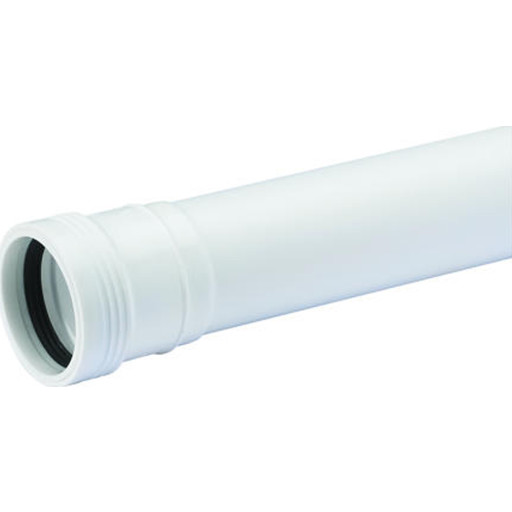 Wavin Wafix afløbsrør, Ø50 mm, 2000 mm, plast, hvid billede