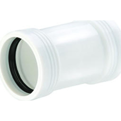 Wavin Wafix skydemuffe, Ø50mm, plast, hvid