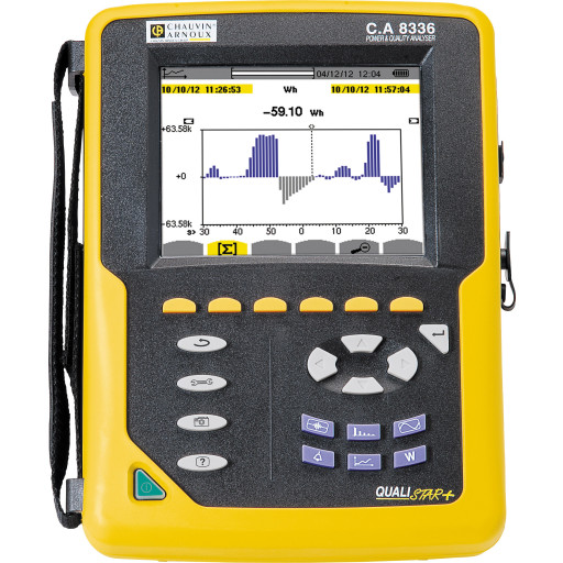 Billede af Elforsyningsanalysator CA 8336 Qualistar med MA193 flextænger