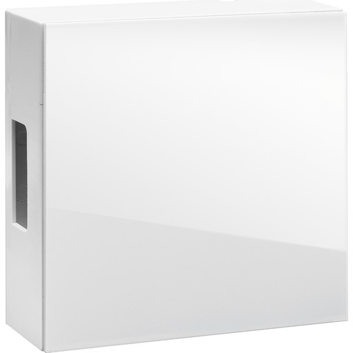 URMET Ringeklokke DING DONG. Kabinetfarve: Hvid, Front: Hvid, 8-12V eller 9V batteri, Dimensioner: 118 x 118 x 47 mm