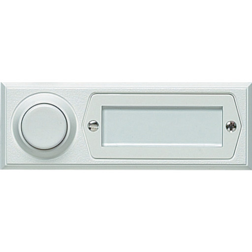 Bilde av 51013 Ringeklokke med navneskilt Enkel Hvid 12 V/1,5 A
