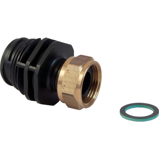 Uponor Aqua PLUS adapter PPM G1"MT-G3/4"SN Backuptype - VVS