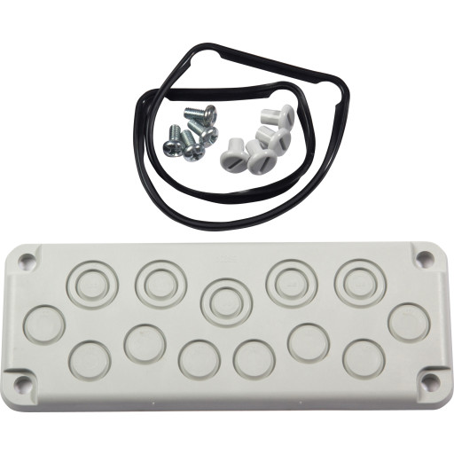 Billede af 12 stk BLANKETFLANGE STR. 2 8XM20+5XM16/25