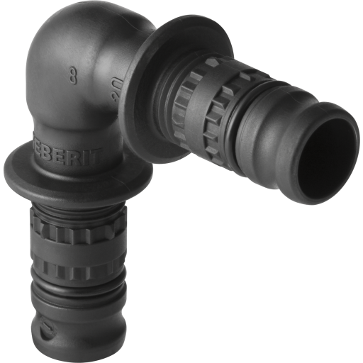 Mepla 90° bøjning 20 mm billede